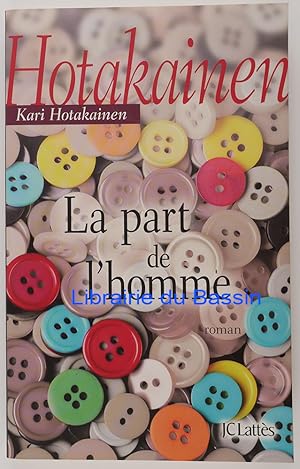 Seller image for La part de l'homme for sale by Librairie du Bassin