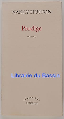 Immagine del venditore per Prodige venduto da Librairie du Bassin