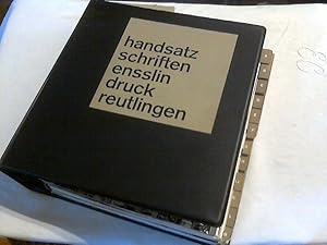 handsatzschriften ensslin druck reutlingen