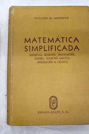 Seller image for Matemtica simplificada for sale by Alcan Libros