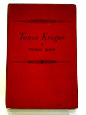 Bild des Verkäufers für Tonio Kroger zum Verkauf von World of Rare Books