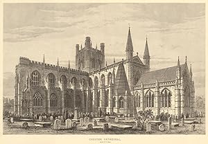 Chester Cathedral. Drawn by S.Read