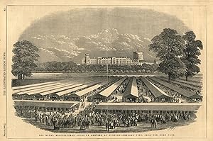 The Royal Agricultural Society's meeting at Windsor - general view, from the Home Park