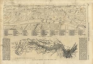 Seller image for Key to the view of Glasgow. A. The River Clyde. B Broomielaw. C. Glasgow Green. D. The Trongate. E. Argyle-street. F. Buchanan-street. G. Queen-street. H. Caledonian Railway Terminus. I. Edinburgh and Glasgow Railway Terminus. J. George-street. K. High-street. L. The Saltmarket. M. The Gallowgate. N. Hutchinson's Bridge. 0. Old Bridge. P. Accommodation Bridge. Q. Glasgow Bridge. [way. R. Greenock, Ayr, and Paisley Rail-s. Ferries. T. Springfield. U. Steam-boat Wharf. Y. Port Dundee. W. West-end Park. B. Kelvin Grove. Y. Road to Patrick. Z. Ranchiehall-street. 1. Necropolis. 2. John Knox Monument. 3. Cathedral. 4. Barony Church. 5. Royal Infirmary. 6. North Prison. 7. St. Rollox Chemical Works. 8. University. 9. Hunterian Museum. 10. College Oh., Est. Ch. (Blackfriars). 11. St. John's, E. C. 12. Infantry Barracks. 13. Wellpark Church, E. C. 14. St. Andrew's Church, B. C. 15. Nelson's Monument. 16. Public Waahhouse. 17. Gymnasium. 18. Suspension-Bridge. 19. Fishmarket. 20. New Gaol and C for sale by Antiqua Print Gallery