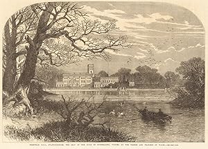 Trentham Hall, Staffordshire, the seat of the Duke of Sutherland, visited by the Prince and Princ...
