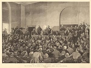 Trial of Guiteau for the murder of President Garfield: general view of the court-room