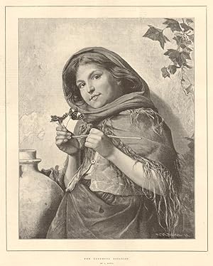 "The youthful botanist", by A. Rotta