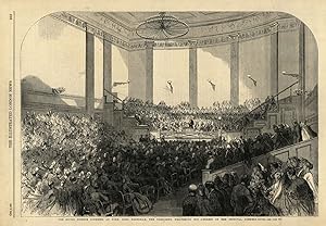 The Social Science Congress at York: Lord Brougham, the President, delivering his address in the ...