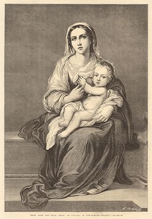 "Mary with the child Jesus" by Murillo, in the Dresden Gallery