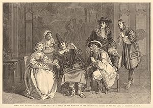 "Scene from Moliere's 'Medecin malgre lui' ", by J. Leman , in the exhibition of the Internationa...