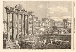 Ruins of the Temple of Saturn Rome