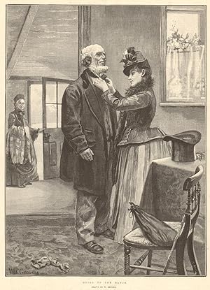 Imagen del vendedor de Going to the dance. Drawn by W. Groome a la venta por Antiqua Print Gallery