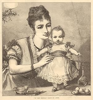 "My first Christmas", drawn by A. Hunt