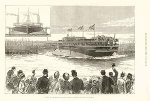 Launch of the Emperor of Russia's Yacht Livadia at Glasgow