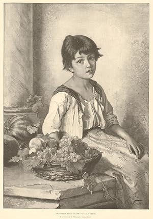 "The little fruit-seller"- by M. Wunsch