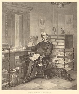 Prince Bismarck in his study