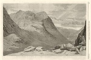 "Mountain Gloom - The pass of Glencoe," in the exhibition of the water - colour Society