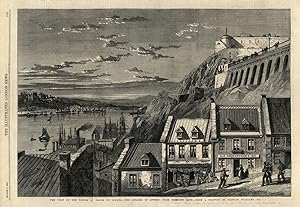 The visit of the Prince of Wales to Canada - the citadel of Quebec, from Prescott Gate