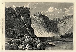 The falls of Montmorency, near Quebec