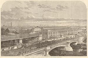 The London, Chatham, and Dover Railway station at Blackfriars