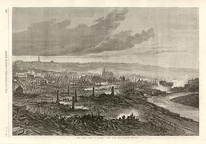 The great fire at Quebec: view from the Marine Hospital
