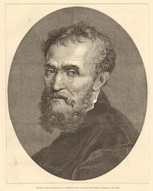 Michelangelo Buonarotti, of Florence, born 1475, sculptor, painter, architect and poet