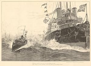 The Sanspareil, flagship of Sir Michael Culme-Seymour, in the Mediterranean. Britannia needs no b...