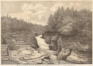 The natural steps on the River Montmorency near Quebec - from a sketch by G.H. Andrews