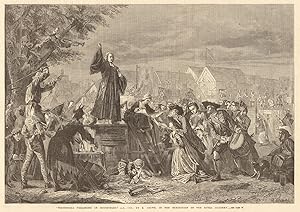 "Whitefield preaching in Moorfields" A.D. 1742, by E. Crowe, in the exhibition of the Royal Academy