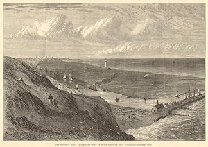 The Prince of Wales at Yarmouth: view of Great Yarmouth, from Gorleston