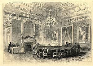 Hall of the Conferences, hotel of the Minister for Foreign Affairs, at Paris
