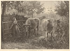 "Mary, call the cattle home", by H.J. Rhodes