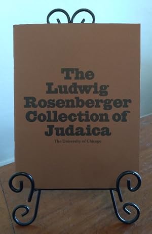 Bild des Verkufers fr The Ludwig Rosenberger Collection of Judaica zum Verkauf von Structure, Verses, Agency  Books