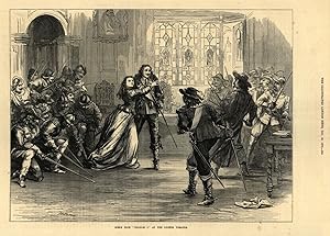 Scene from "Charles I" at the Lyceum Theatre