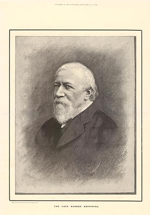 The late Robert Browning