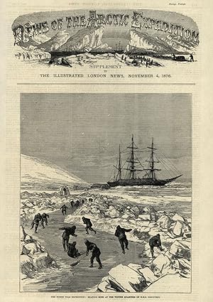 The North Pole expedition: skating rink at the winter quarters of H.M.S. Discovery - News of the ...