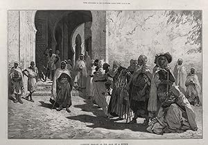 Algerine beggars at the door of a mosque