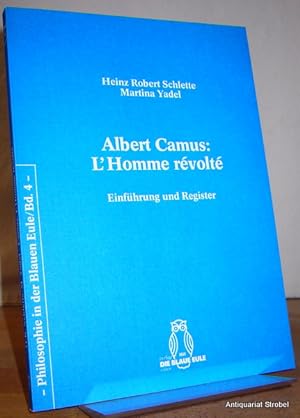 Seller image for Albert Camus: L'Homme révolté. Einführung und Register. for sale by Antiquariat Christian Strobel (VDA/ILAB)