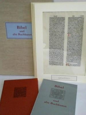 Bibel und alte Buchkunst. Zwölf Originalblätter und eine Beigabe aus historischen Bibelausgaben