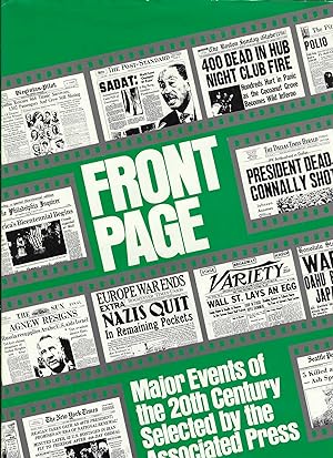 Imagen del vendedor de Front Page Major Events of the 20th Century Selected by the Associated Press a la venta por BYTOWN BOOKERY