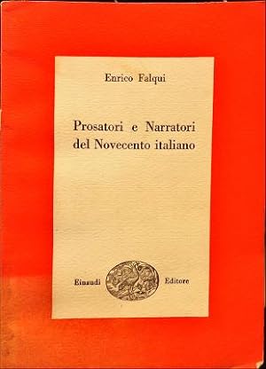 Imagen del vendedor de Prosatori e Narratori del Novecento italiano. a la venta por Libreria La Fenice di Pietro Freggio