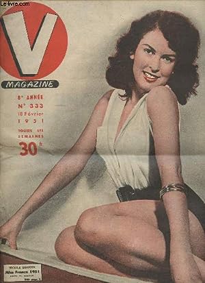 V magazine 8e année- n°333- 18 Février 1951-Sommaire: une cabane et une cuisinière pour (mon) coe...