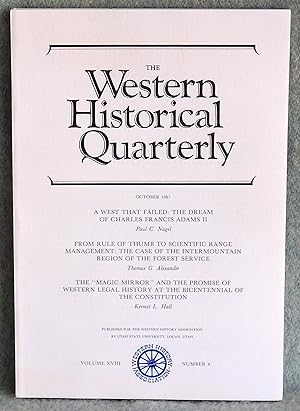 Immagine del venditore per The Western Historical Quarterly October 1987 venduto da Argyl Houser, Bookseller