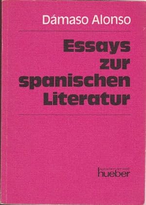 Imagen del vendedor de Essays zur spanischen Literatur. a la venta por La Librera, Iberoamerikan. Buchhandlung