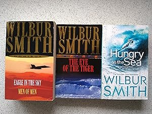 Seller image for The Eye Of The Tiger, Hungry As The Sea, Eagle In The Sky, Men Of Men (Set Of 3 Paperbacks) for sale by Shelley's Books