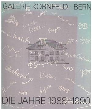 Imagen del vendedor de Galerie Kornfeld, Bern. Die Jahre 1988-1990, Auktionsergebnisse, Ausgewhlte Kunstwerke a la venta por La Librera, Iberoamerikan. Buchhandlung