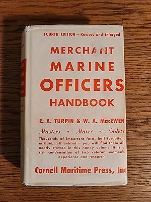 Imagen del vendedor de Merchant Marine Officer's Handbook a la venta por Fred M. Wacholz