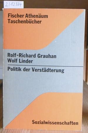 Bild des Verkufers fr Politik der Verstdterung. zum Verkauf von Versandantiquariat Trffelschwein