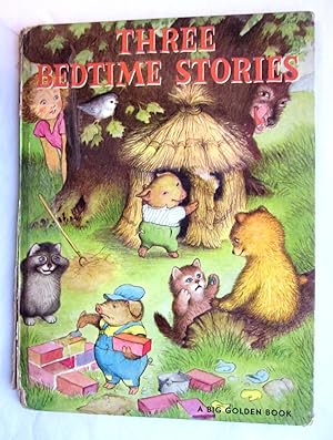 Bild des Verkufers fr Three Bedtime Stories - A Big Golden Book zum Verkauf von Ellery Center Books