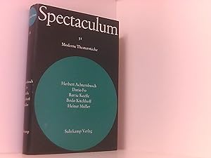 Seller image for Spectaculum 31: Fnf moderne Theaterstcke for sale by Book Broker